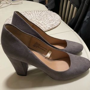Grey heels from Target-8.5